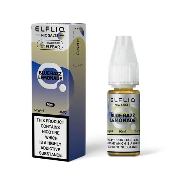 Product Image of Blue Razz Lemonade Nic Salt E-Liquid by Elf Bar Elfliq Salts 10ml